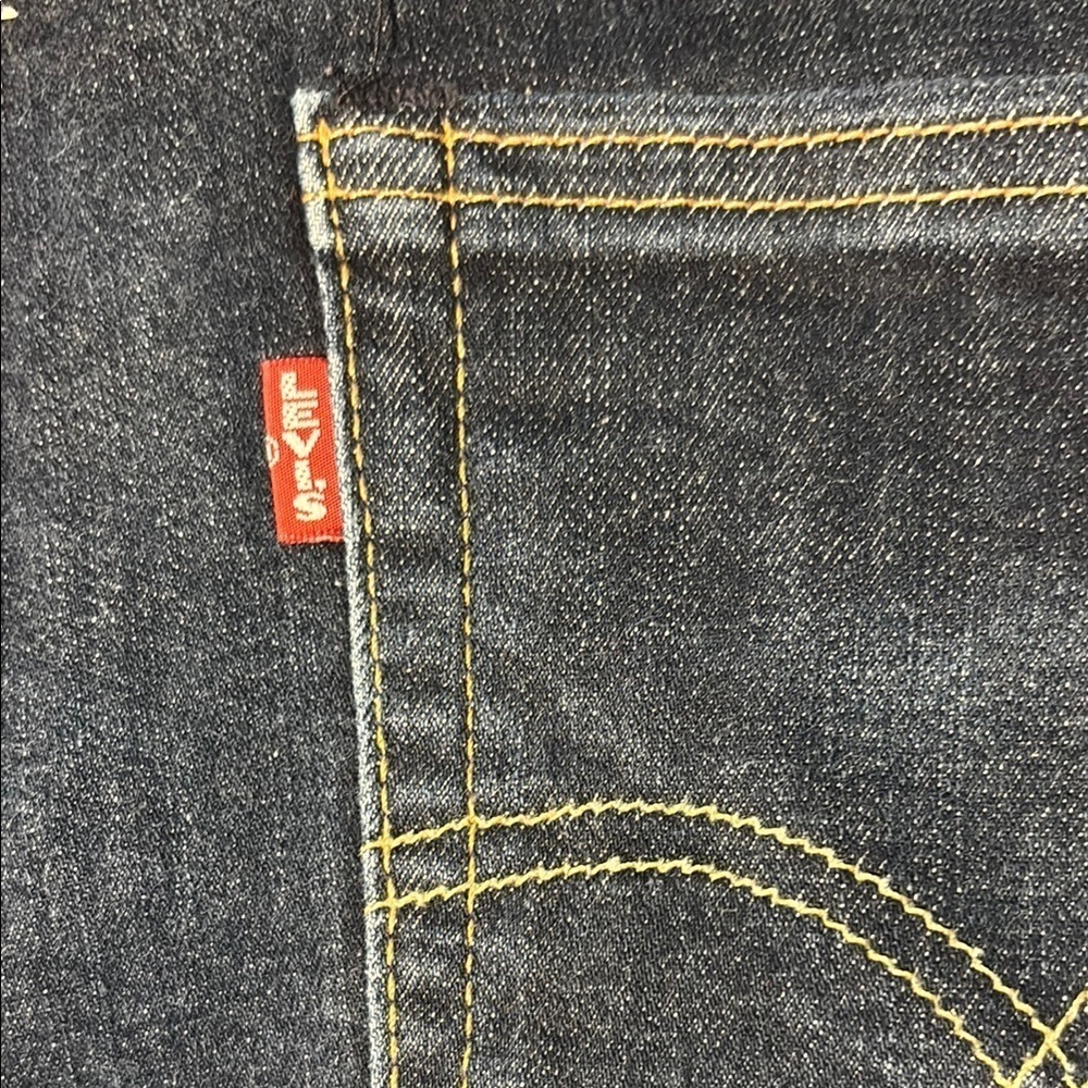 Levi's 510 Blue Straight Jeans Classic Style - Picture 3 of 11